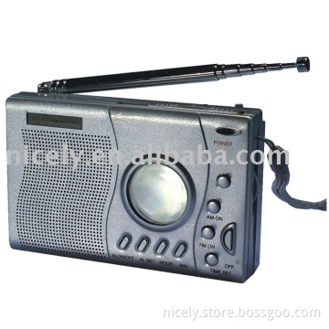 multi-band digital radio with speaker and antenna